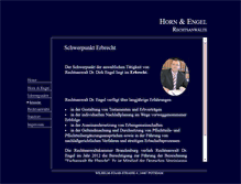 Tablet Screenshot of erbrecht-potsdam.de